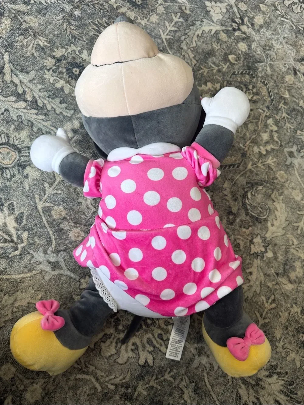 Plush Pink Polka Dot Minnie Mouse Stuffed Toy